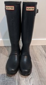 Tall Hunter Boots- Navy